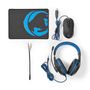 Gaming Combo Kit | 3-in-1 | Headset, Mouse and Mouse Pad | Black / Blue GCK31100BK 5412810315253