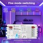 LED valdiklis Wi-Fi + RF, 12-24Vdc, 15A/CH, 20A MAX, RGB, RGBW, RGB+CCT, CCT, DIM, PUSH-DIM GL-C-201W 6978699220129