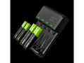 Charger 1-4AAA,AA NIMH micro-USB, USB-C, with LED, Green Cell GC VitalCharger GRADGC01