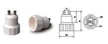 The transition socket from E14 to GU10 GU10/E14 5902270703054