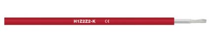 Cable SOLAR H1Z2Z2-K, 1x6 red 1023775