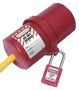 ELECTRICAL LOCKOUT, PLUG, RED 488