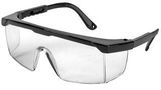 SAFETY GLASSES WRAPAROUND, CLEAR LENS 8E20C