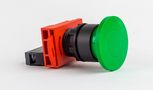 Emergency stop button NO mushroom green (ON)-OFF Highly HPB22-M10G