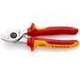 Cable Shears insulated with multi-component grips, VDE-tested 165 mm KNIP/9516165