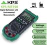 Digital multimeter with environmental measurements: temperature, relative humidity, sound level and luminosity, KPS MT490 8435394774718