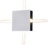 LED WALL LIGHT 4W 3000K WHITE SQUARE VT-704 8209