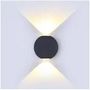 LED WALL LIGHT 6W 3000K BLACK VT-836 8303