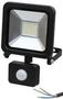 20W LED FLOODLIGHT, 1M CABLE, BLACK PIR PELL0274