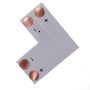 LED strip connector 10mm L shape, solder LED-SOLD-L10