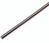 Cable: ribbon; stranded; Cu; 6x0,124mm2; PVC; 500V; LP06/0.124