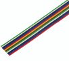 Cable: ribbon; stranded; Cu; 12x0,35mm2; PVC; 500V LP12/0.35