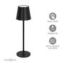 LED Table Lamp | LED | 1.8 W | 150 lm | 3000 - 6000 K | Black LTOUT05BK 5412810453016
