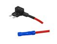 DC power splitter with fuses (MINI knife) LXDC2