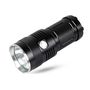 Flashlight M6-S, 3000lm, 36W, rechargable USB C, 4x 18650 10400mAh, IP44 SUPERFIRE-M6-S 6956362941755