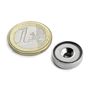 Countersunk Pot Magnet Ø16x4.5mm NdFeB N38 MAG/POT/16