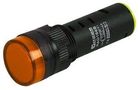 PILOT LAMP, 16MM, 24V, AMBER RAD165B