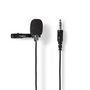 Clip-on Microphone with 3.5mm Connection 1.8m MICCJ105BK 5412810323708