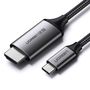 Cable USB-C male - HDMI 4K@60Hz male 1.5m MM142 UGREEN UGREEN/50570 6957303855704