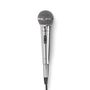 Wired Microphone | Cardioid | Detachable Cable | 5.00 m | 80 Hz - 13 kHz | 600 Ohm | -72 dB | On/Off switch | Metal | Silver MPWD45GY 5412810283873