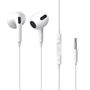 Earphones 3.5mm with Built-in Microphone & Controller, White NGCR020002