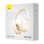 Wireless Bluetooth 5.3 Over-Ear Headphones Bowie D05, White NGTD020202 6932172626020