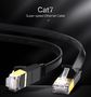 Cable U/FTP CAT7 2xRJ45 3m flat black NW106 UGREEN UGREEN/11262 6957303882625