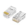 Network Modular Plug RJ45 (8P8C) CAT5/5e UTP for Solid and Stranded Cable (100 pcs) UGREEN/50246 6957303852468