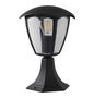 Outdoor luminaire for E27 lamp, WENA, IP54, bottom mount, black, ORO ORO10034