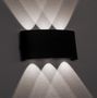 Outdoor wall mounted luminaire FALENA-4, 6W, 470lm, 4000K, IP54, dark grey, ORO ORO10045