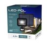 Solar LED floodlight with motion sensor, 10W, 750Lm, IP54, battery 1800mAh ORO10050