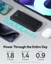 LiPo Powerbank 10000mAh 15W USB + USB-C Airpow Lite black BASEUS P10067500123-00 6932172652593