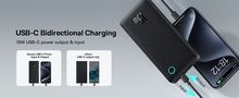 LiPo Powerbank 10000mAh 15W USB + USB-C Airpow Lite black BASEUS P10067500123-00 6932172652593