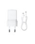 Wall Fast Charger Palm 30W USB-C QC3.0 PD3.0 with USB-C Cable 1m, White P10111605213-01 6932172677404