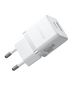Wall Fast Charger Palm 20W USB + USB-C QC3.0 PD3.0 with USB-C Cable 1m, White P10111608213-01 6932172677374