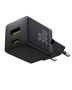 Wall Fast Charger Palm 30W USB + USB-C QC3.0 PD3.0, Black P1011160A113-00 6932172672478
