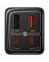 Wall Fast Charger GaN6 Pro 65W 2xUSB-A + 2xUSB-C QC PD with USB-C Cable 1m, Black P10162701113-00 6932172644444