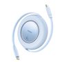 Cable USB C - USB C 100W 2m retractable galaxy blue Free2Pull BASEUS P10364500313-00 6932172668570