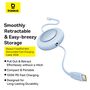 Cable USB C - USB C 100W 2m retractable galaxy blue Free2Pull BASEUS P10364500313-00 6932172668570