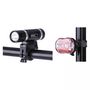 LED Bicycle Front Light 150lm and Back Light, 5× AAA, EMOS P3920 8592920029848