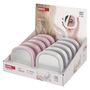 Pocket cosmetic mirror with LED light, 10 pcs, display box P4718 8592920137956