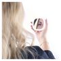 Pocket cosmetic mirror with LED light, 10 pcs, display box P4718 8592920137956