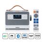 Portable FM/DAB+ radio with big buttons and "Easy Mode" function White PDR-065WH 8711902070016