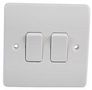 2 GANG 2 WAY SWITCH K4872WHI