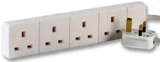 EXTENSION LEAD, 4WAY, 3M 9988-3M