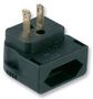 PLUG, EURO CEE7-AMERICAN, BLACK CP4A