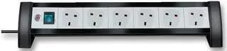 POWER OUTLET STRIP, 6 OUTLET, 3M, 240V 1156253416