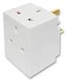 TRAVEL ADAPTER, 230V, 13A, WHT MSF3/NK