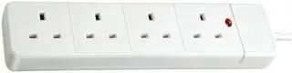 POWER OUTLET STRIP, 4 OUTLET, 5M, 240V 1150623454