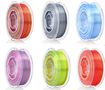 Filament PLA multicolor silk set 1.75mm 6x0.35kg Rosa3D PLA-RAIN-6x350-175-R 5907753133618